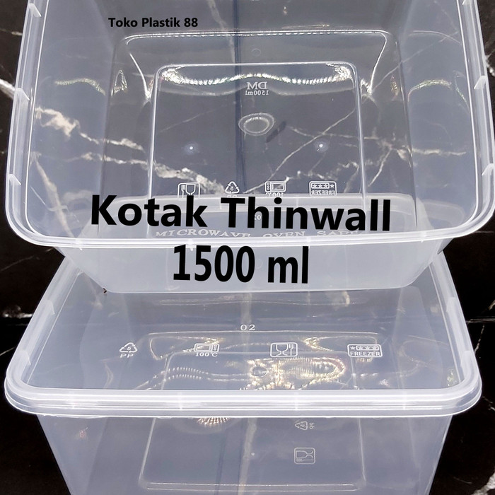 Jual Food Container/Kotak/Box makanan/Wadah Plastik