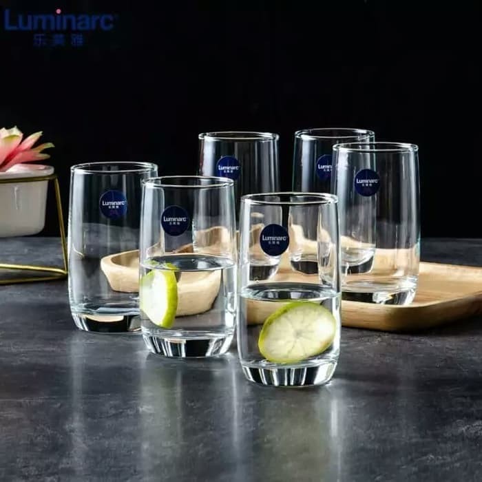 Jual 1 SET ISI 6 PCS GELAS LUMINARC VIGNE/GELAS JUS/GELAS ...