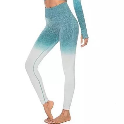 green gym leggings
