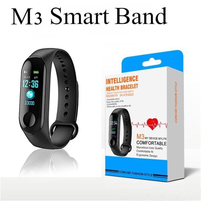 Jual M3 SMARTWATCH JAM TANGAN BLUETOOTH    HEART RATE