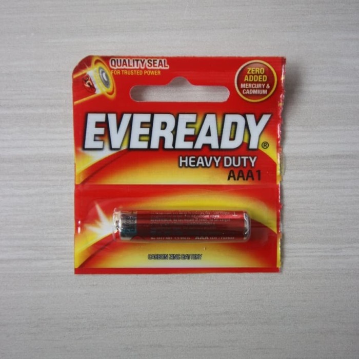 Jual battery eveready AAA 1 pcs / Baterai eveready good produk Kota