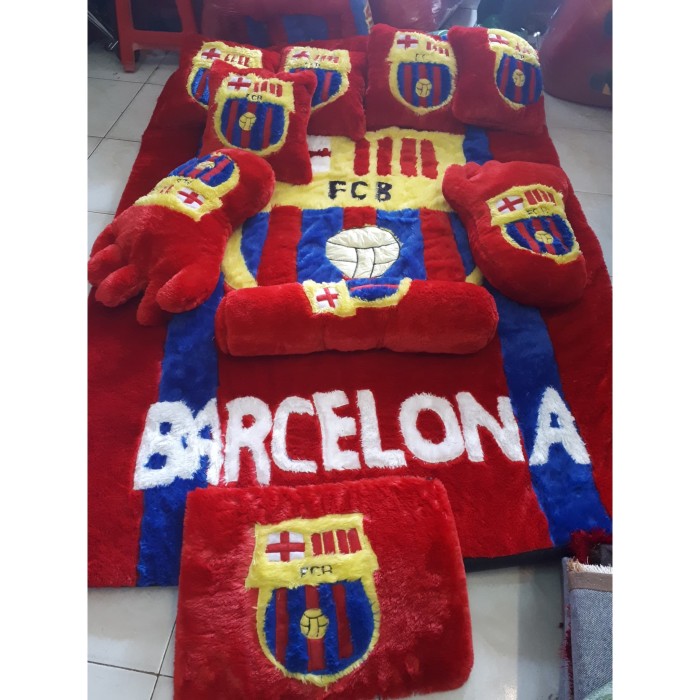 Jual karpet set karakter TEBAL 7CM FULLSET BARCELONA ...