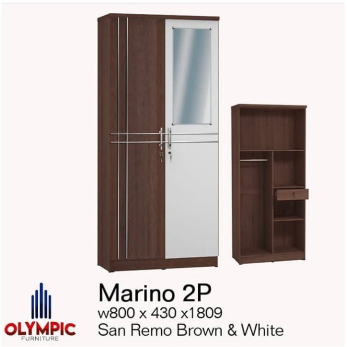 Jual Lemari  Pakaian  2  Pintu  Olympic  Marino Kota 