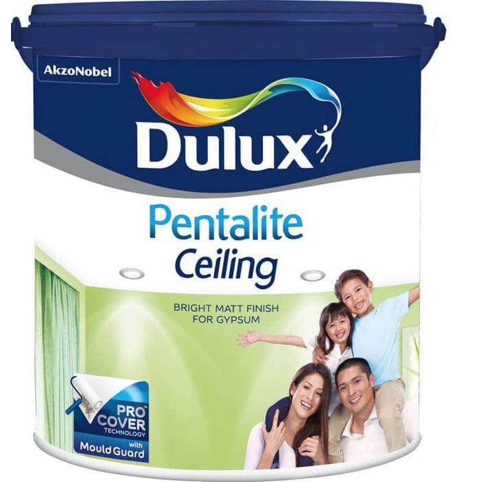 Jual CAT  DULUX  PENTALITE CEILING PUTIH 5 KG CAT  GYPSUM 