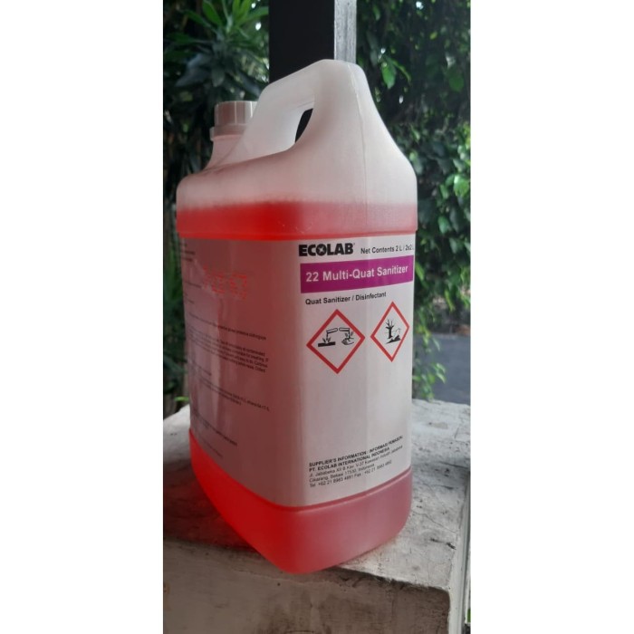 Jual Ecolab 22 MultiQuat Sanitizer Kota Surabaya CC CLEAN Tokopedia