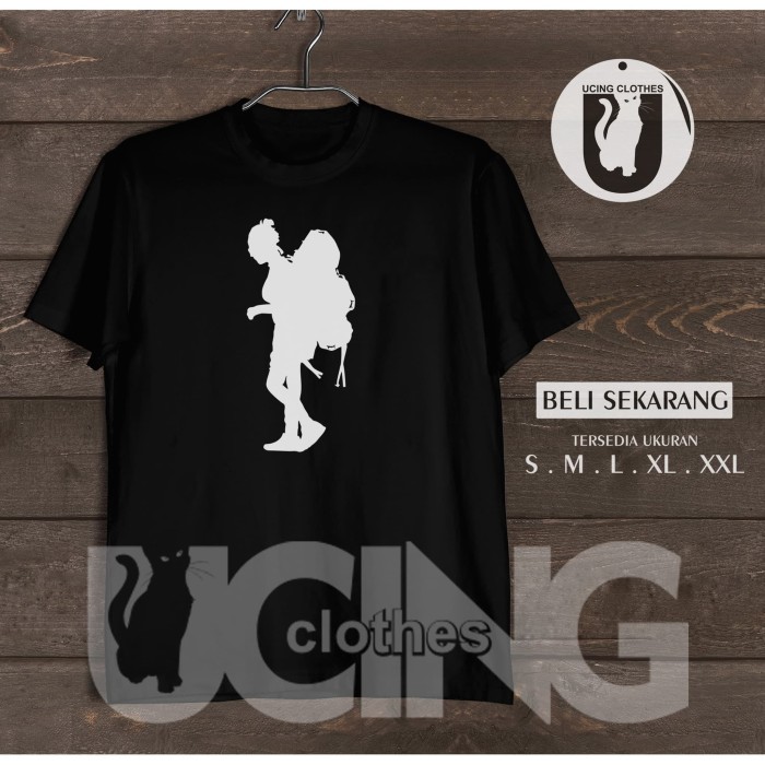 Jual Kaos Baju Pendaki Gunung v2 Siluet Kaos Outdoor Jual Kaos Baju Pendaki Gunung v2 Siluet Kaos Outdoor