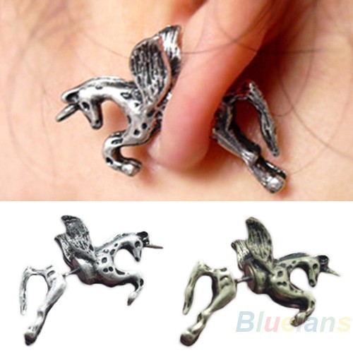 Mewarnai Unicorn Bersayap - Moa Gambar