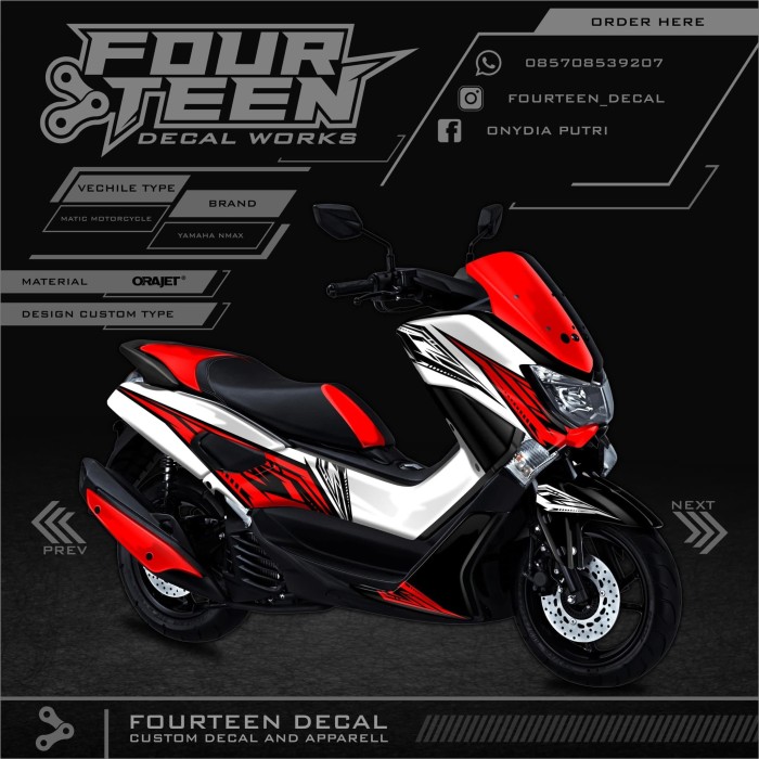 30 Trend Terbaru Stiker Nmax Merah Putih Aneka Stiker Keren