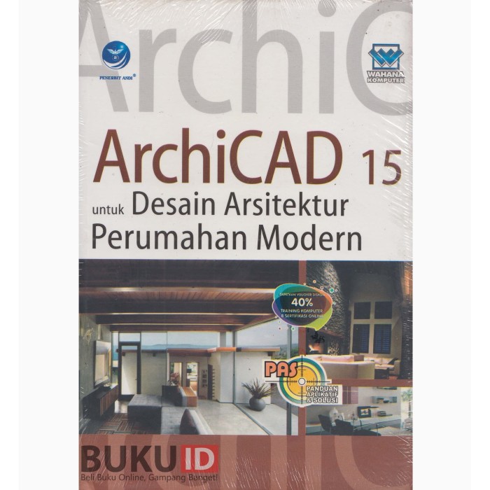 Jual Buku PAS ArchiCAD 15 untuk Desain Arsitektur 
