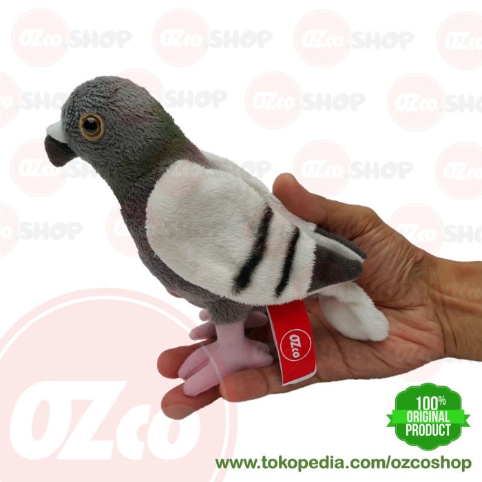 Jual Boneka Hewan Burung Merpati Pigeon Original Ozco Soz072 Kab