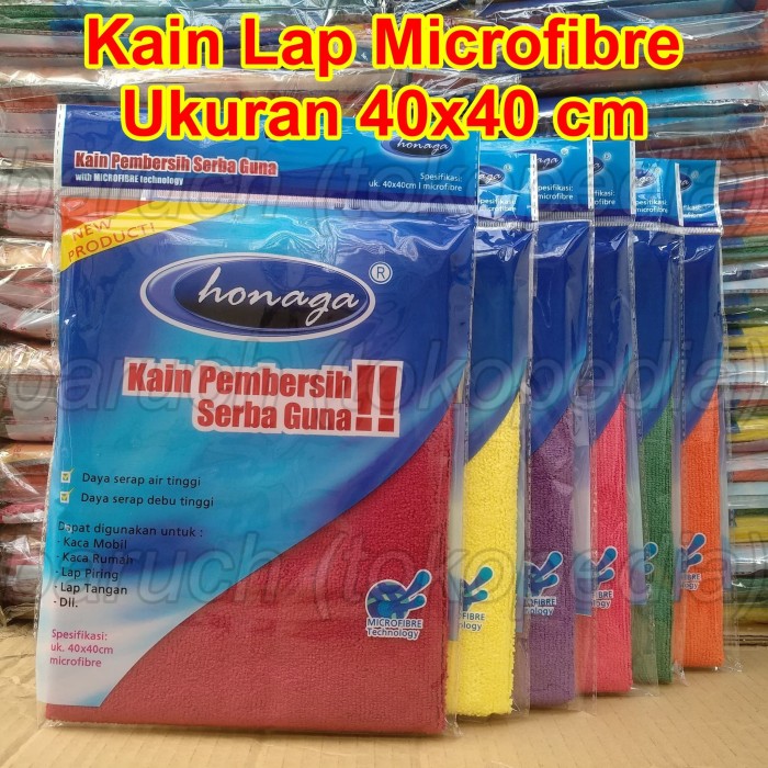  Jual  kain  lap  pembersih serbaguna microfibre honaga  