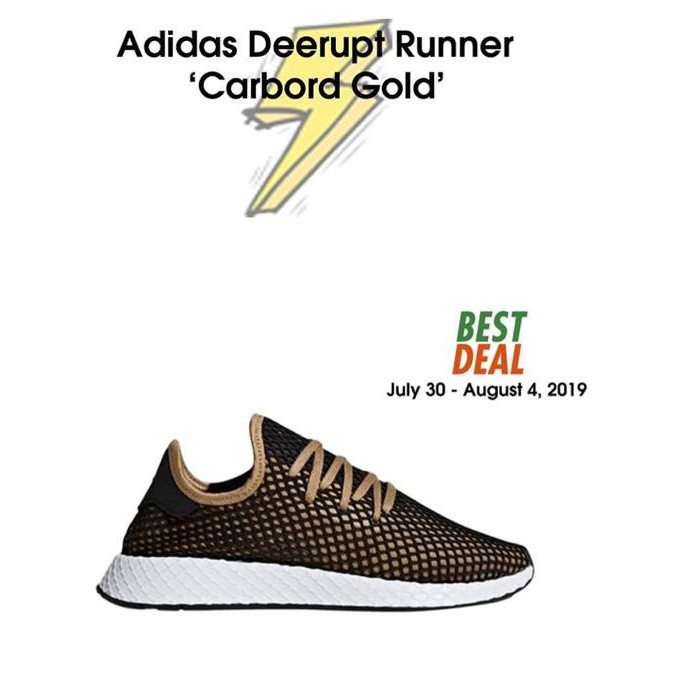 adidas deerupt gold