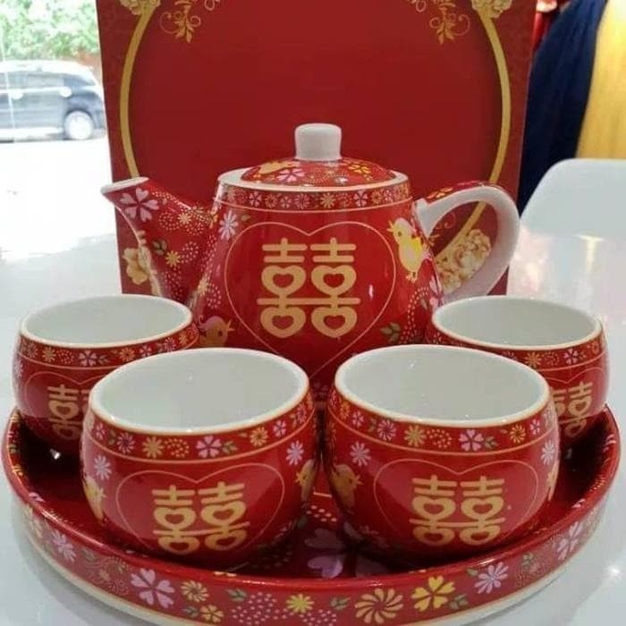 Jual Wedding Tea Set Shanjit Teapai - Kota Batam - Rudana