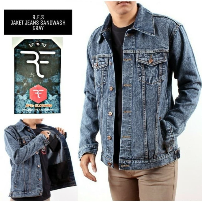 jaket jeans motor