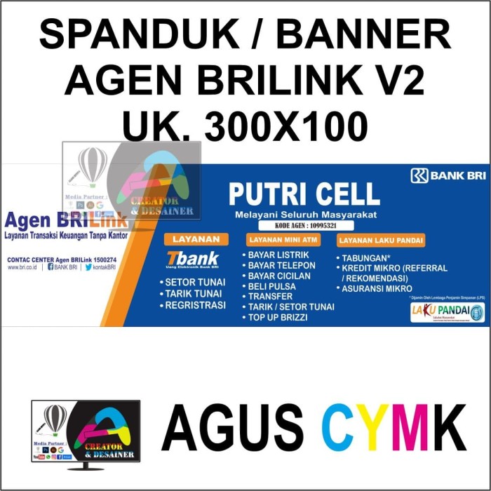 15 Trend Terbaru Spanduk Agen Brilink Mobile  Jeromesitaly