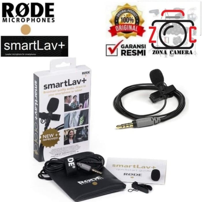 Jual Rode Smartlav+ Lavalier Condenser ClipOn Microphone Clip On