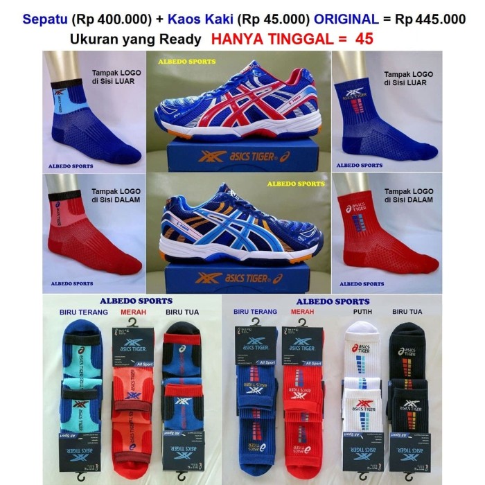 Jual Sepatu  Voli Volly  Volley Asics  Tiger G Force Mizuno 