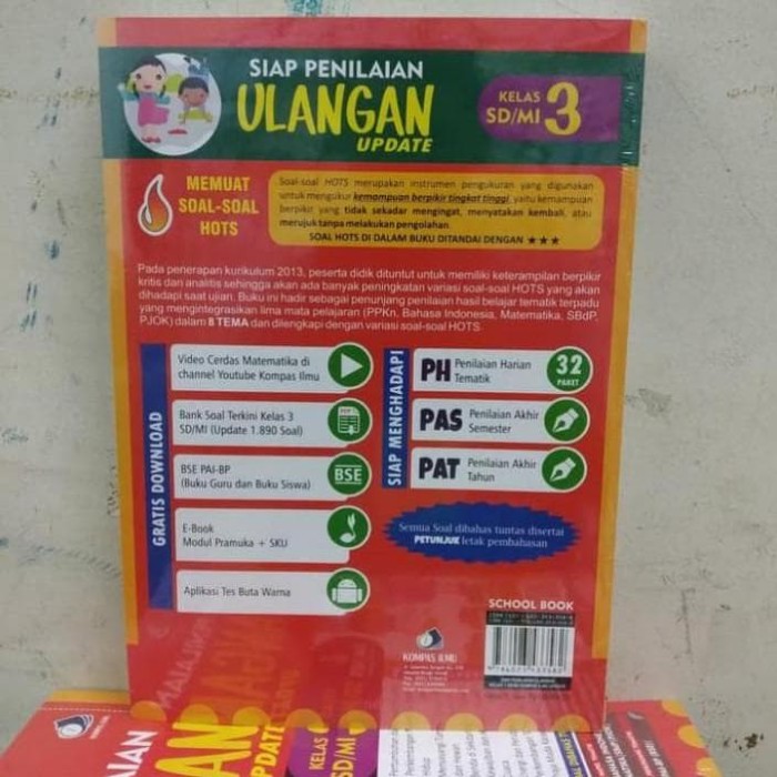 Jual Buku Siap Penilaian Ulangan Sd Mi Kelas 3 Pendamping Tematik
