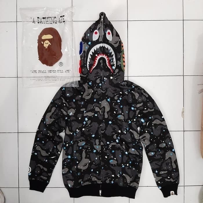 hoodie bape galaxy