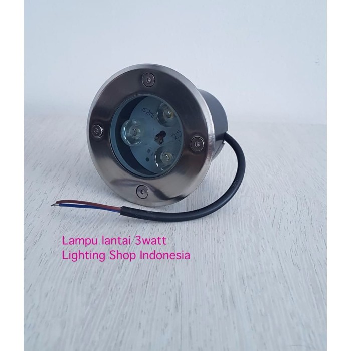 Jual lampu  taman  lantai led waterproof 3w Jakarta Pusat 