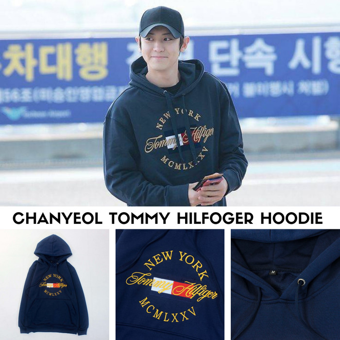 chanyeol tommy hilfiger hoodie