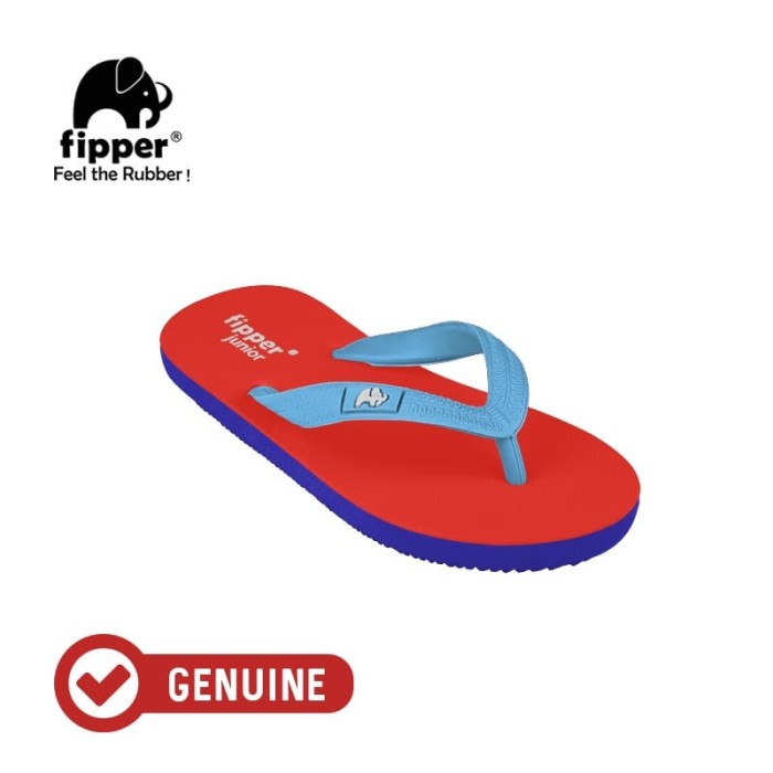 Jual Fipper  Junior  Sandal  Jepit Anak Red Blue Blue 