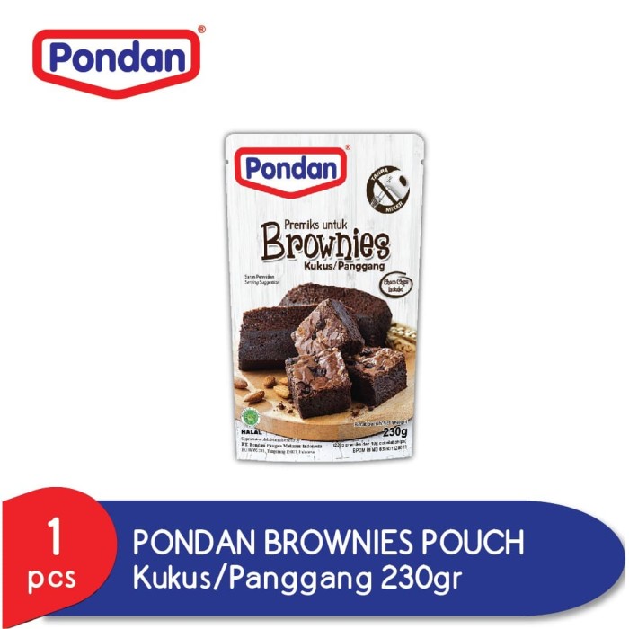 Jual PONDAN Brownies Kukus Panggang Pouch 230 gr Kota Tangerang