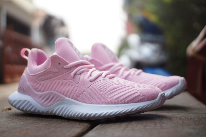 alphabounce adidas pink