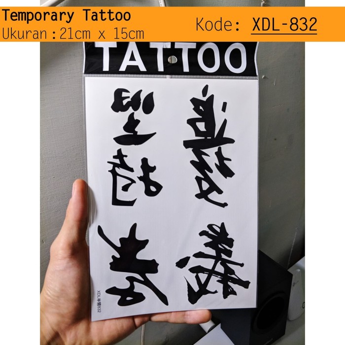 Jual Tulisan Jepang Kaligrafi Japan Font Sticker Tato Temporer Xdl 832 Kota Langsa Kevinxjr Kaskus Tokopedia