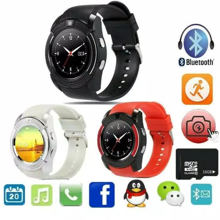 whatsapp smartwatch v8