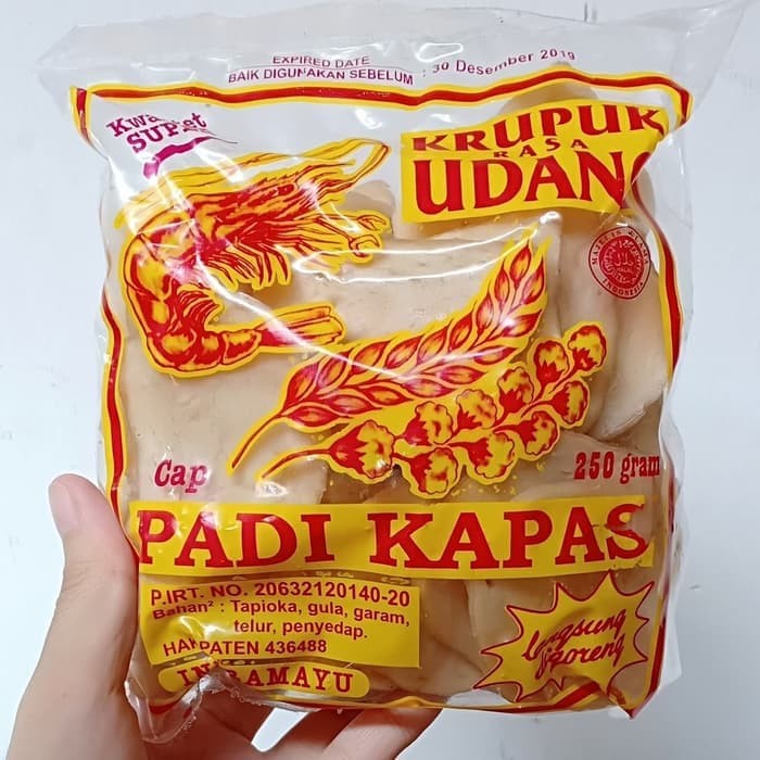Jual Kerupuk Udang Cap Padi Kapas 250 gram harga grosir ...
