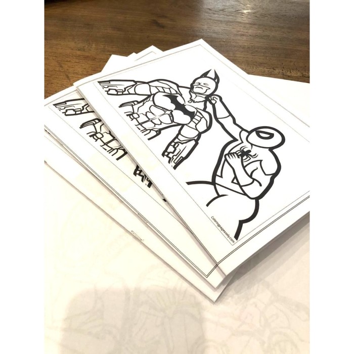 jual buku mewarnai coloring pages spiderman batman ironman  jakarta  selatan  kids color studio  tokopedia