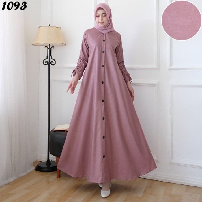 40+ Koleski Terbaik Model Baju Gamis Katun Toyobo Terbaru