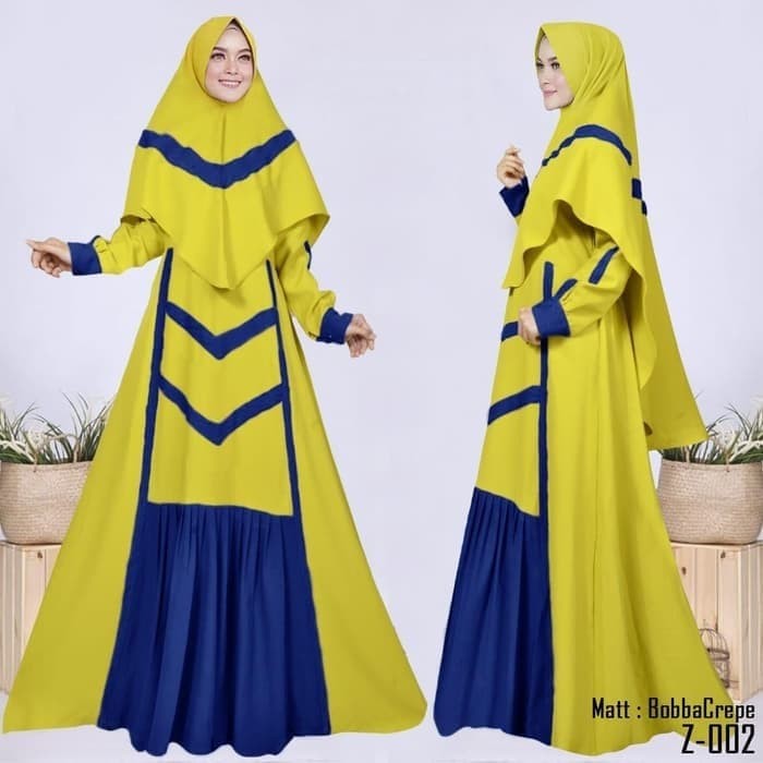 30+ Ide Keren Baju Gamis Kuning Lemon