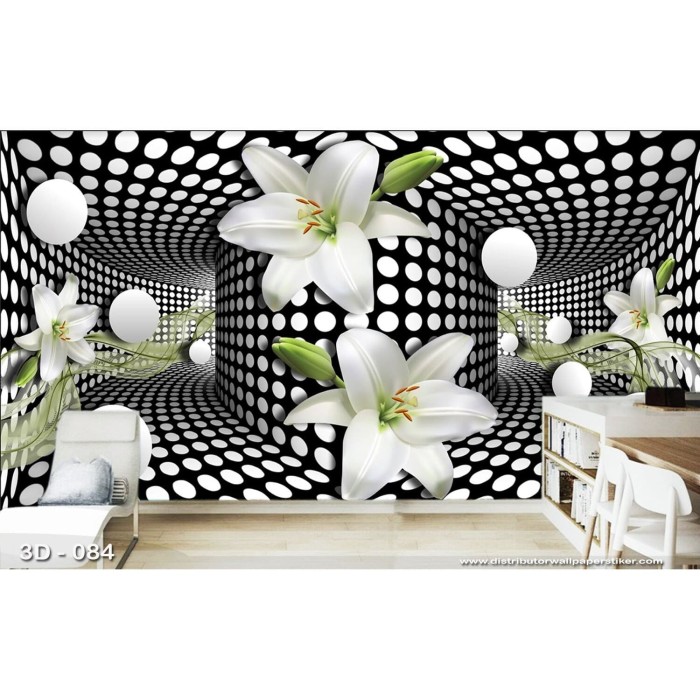 Jual WALLPAPER  3D  CUSTOM WALLPAPER  DINDING  KOTAK HITAM  