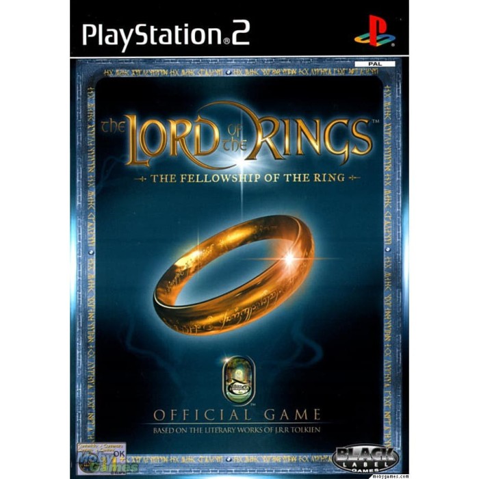 lord of the rings fellowship of the ring playstation 2