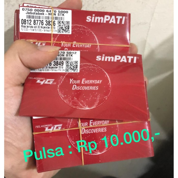 Jual Perdana Telkomsel Simpati 4G LTE Segel SIM Card - Jakarta Barat