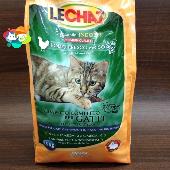 Jual Lechat Chicken Rice Cat Food 1 5kg Monge Cat Food Makanan Kucing Jakarta Timur Petshop Kita Pet Store Tokopedia