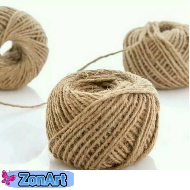 Jual Tali  rami Tali Goni  Hemp Rope 3 ply METERAN 2 