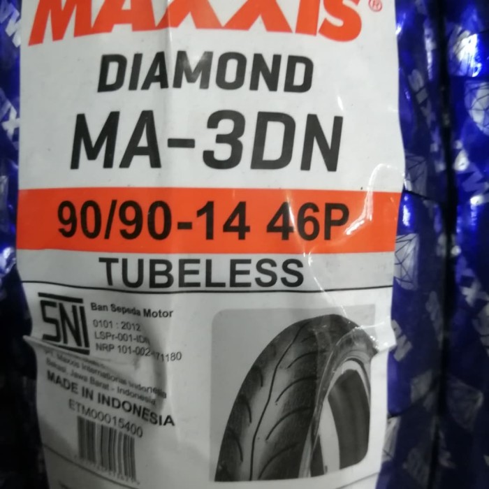 Foto Produk Ban MAXXIS MA3DN 90/90-14 Tubeless dari Proking