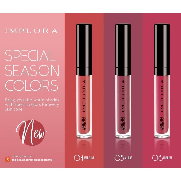 Jual Lip Cream Implora 05 Allure Lipstik Implora Lip Cream Implora Kota Surabaya Duniakecantikan Tokopedia