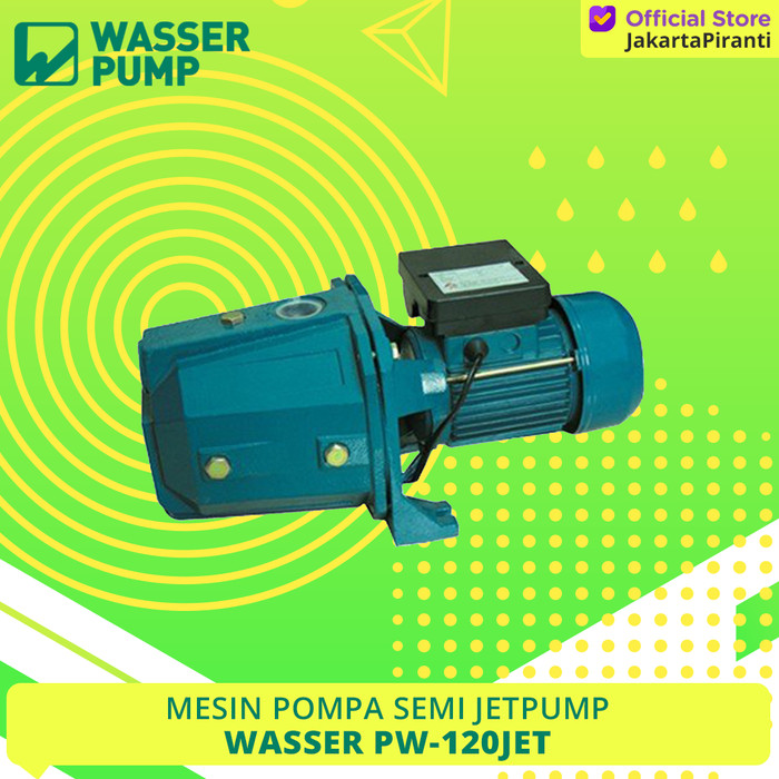 Jual Mesin Pompa Semi Jet Pump Wasser PW120JET - Jakarta ...