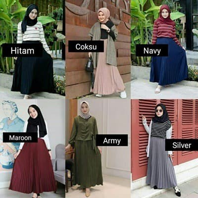 Style Ootd Rok Plisket Hijab