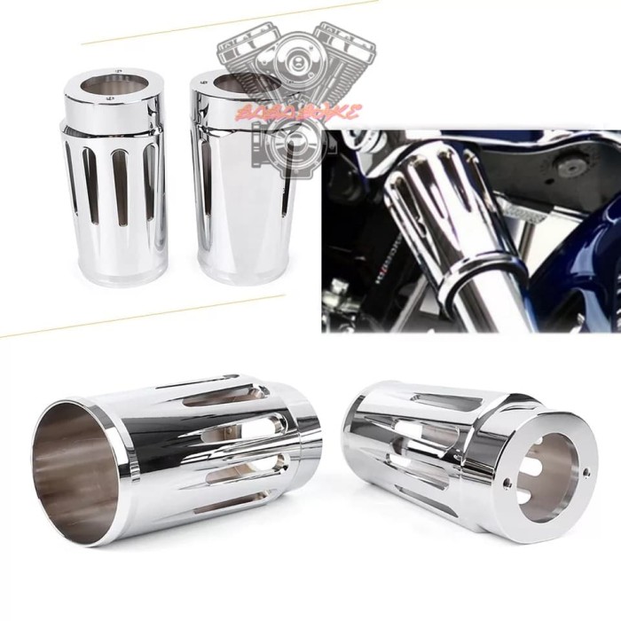Chrome Universal Fork Stop for Harley Models