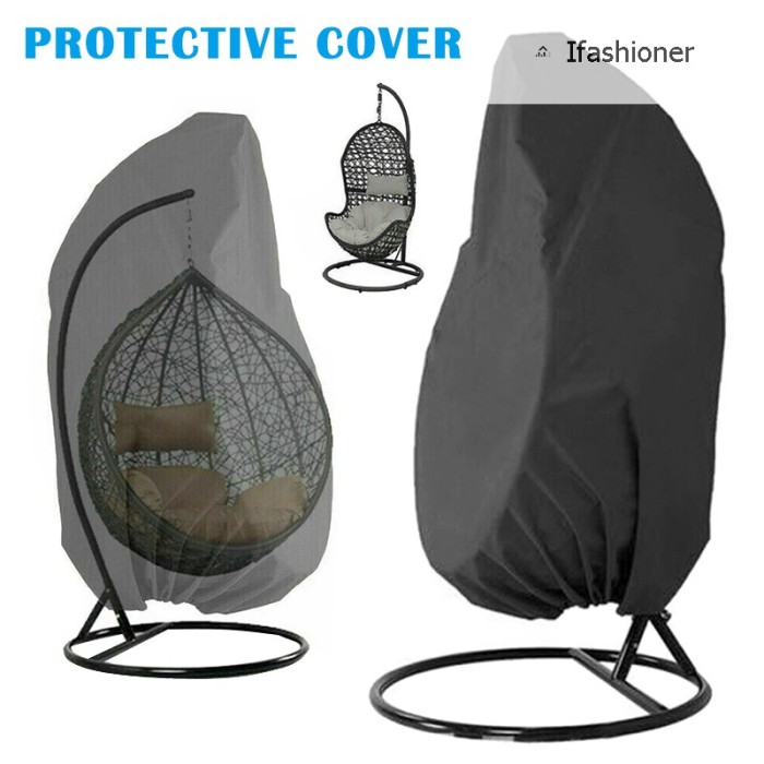 Jual Outdoor Patio Hanging Chair Cover Heavy Duty Egg Swing Chair