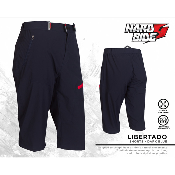 Jual Celana Sepeda MTB 3 per 4 Hardside LIBERTADO darkblue Jual Celana Sepeda MTB 3 per 4 Hardside LIBERTADO darkblue