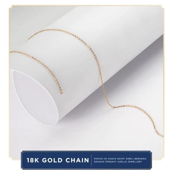 Jual Adelle Jewellery 18k Gold Gold Chain White Gold Kota Bandung Devigun 77 Tokopedia