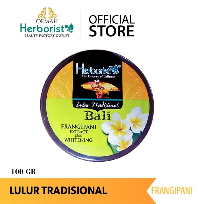 Promo Herborist Lulur Tradisional Bali Frangipani - 100gr - Jakarta