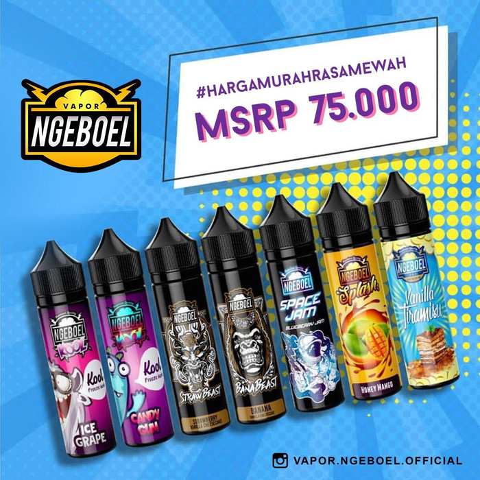 Jual Ngeboel Liquid 60ML 100% Authentic by Vapor Ngeboel