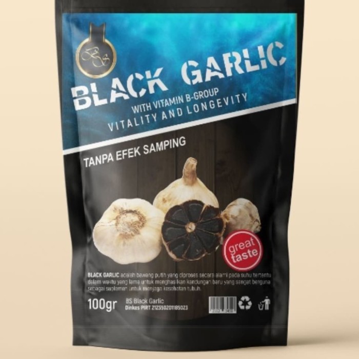 Jual black garlic BS 100gr bawang putih hitam Jakarta Timur